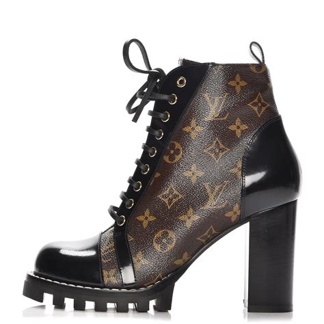 louis vuitton leather ankle boots.